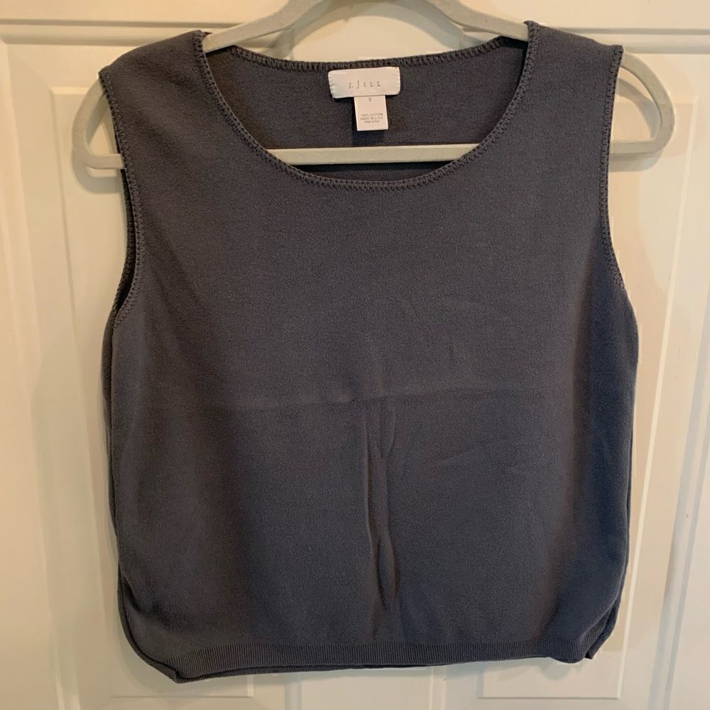 J Jill Gray Shell / Tank size S - Picture 5 of 5